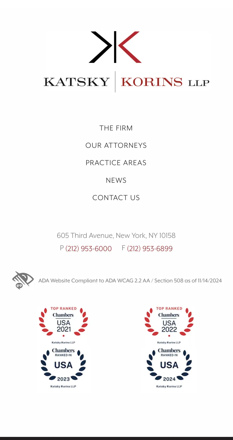 Katsky Korins ADA Website Compliance 2