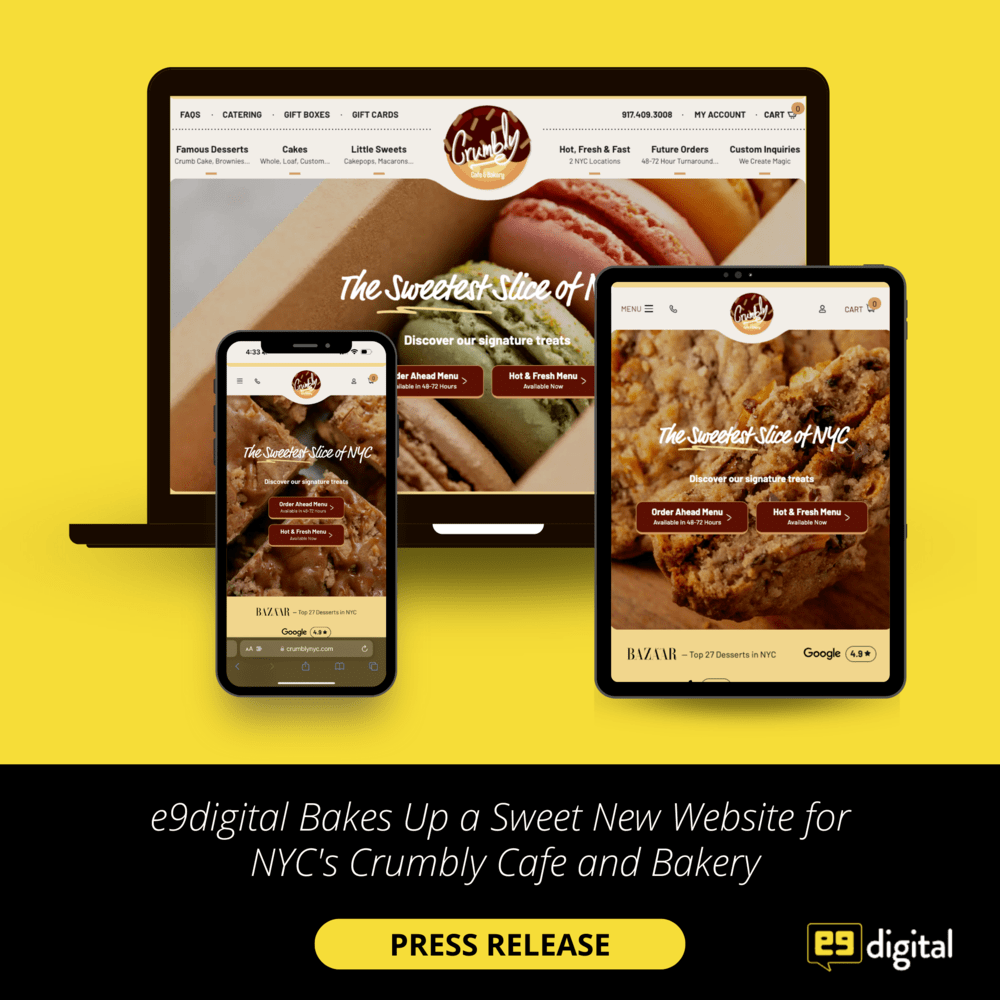 bakery website design