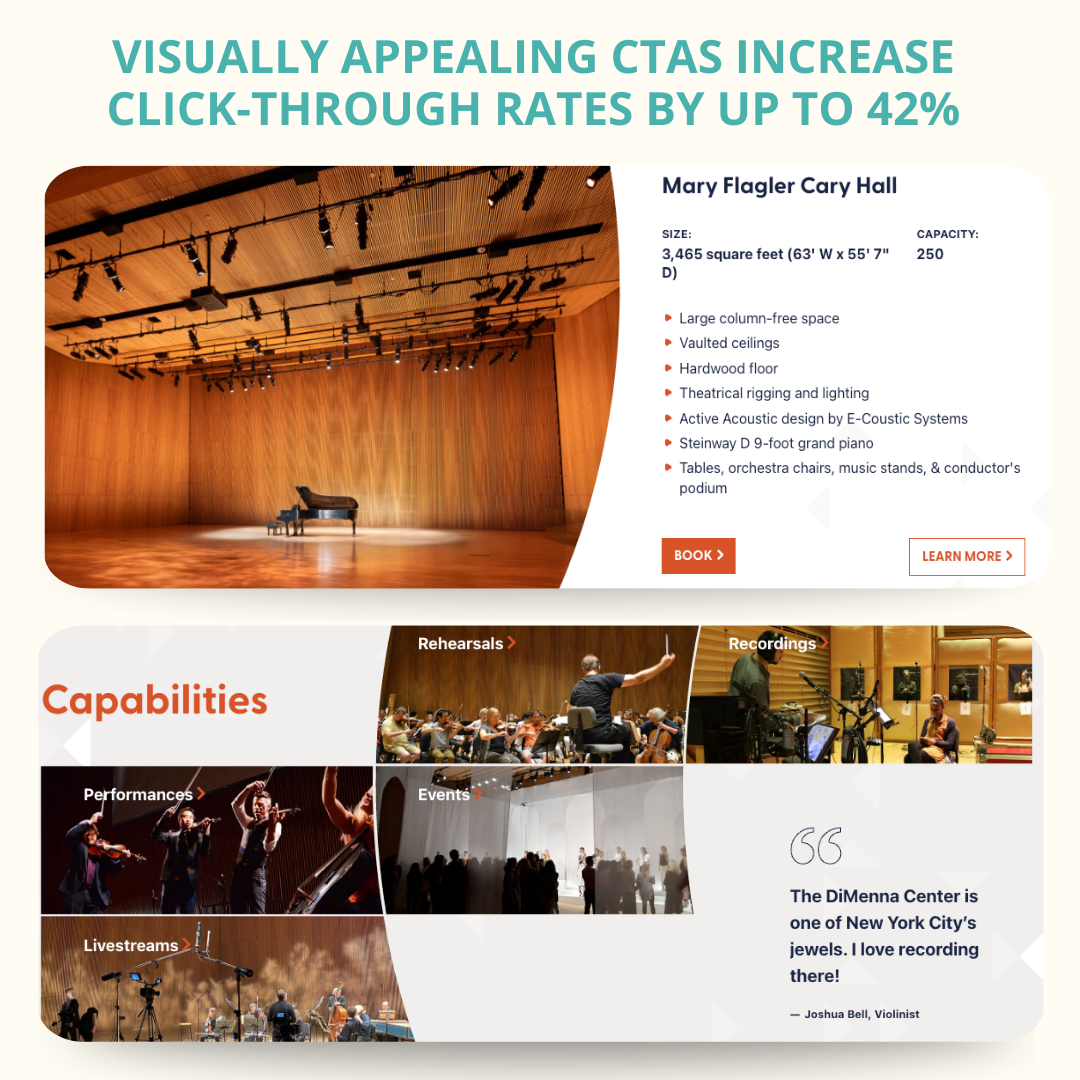 music website design