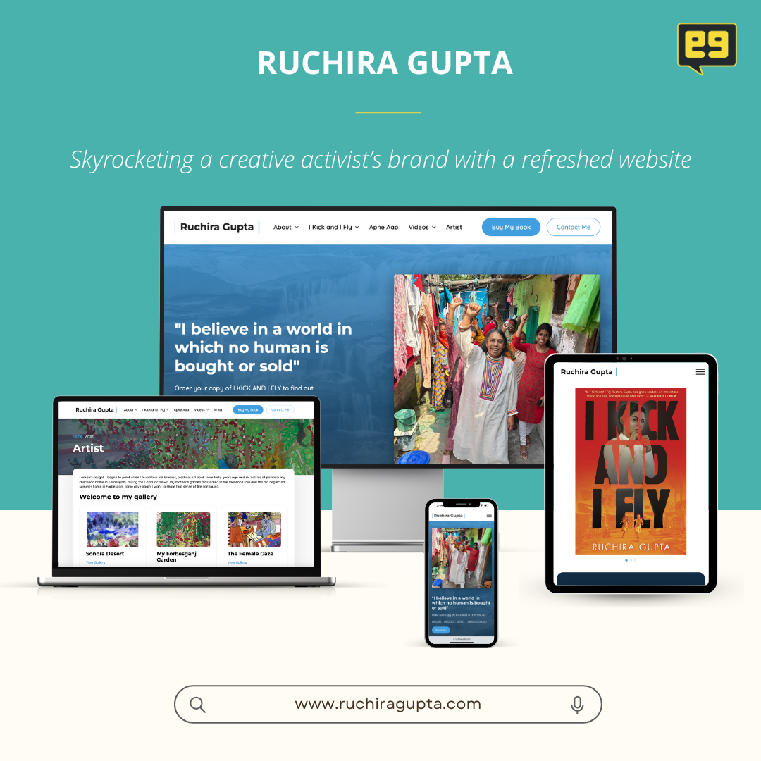 author website design