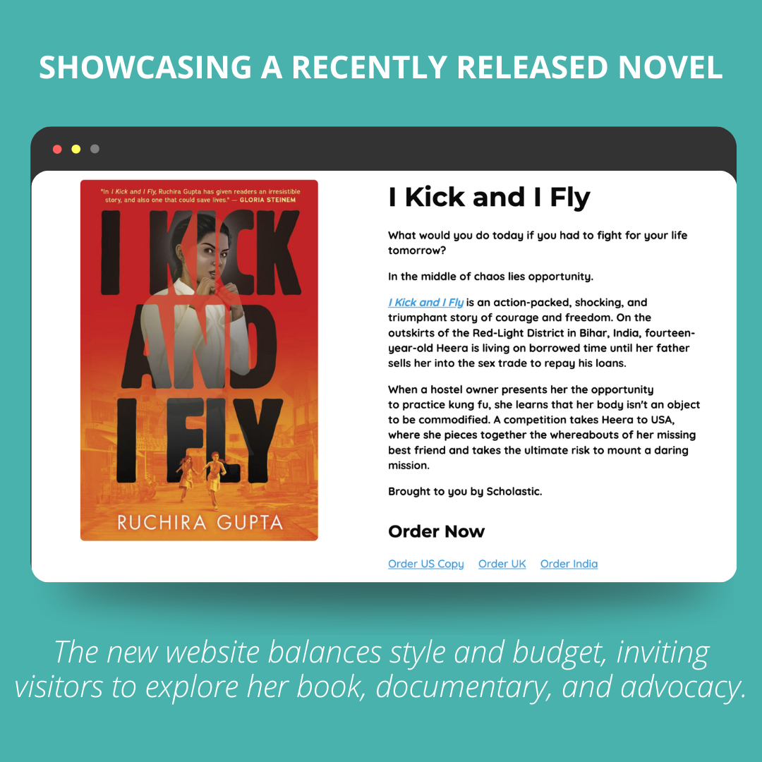 author website design