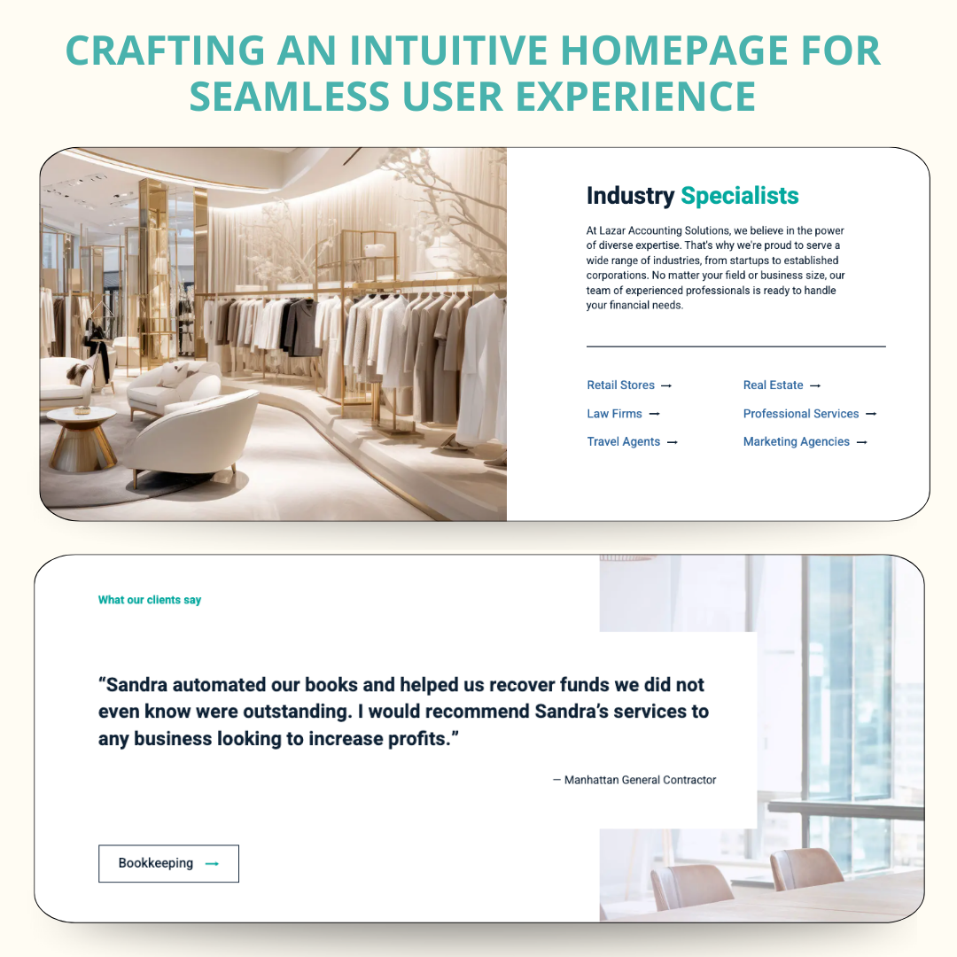accounting website design